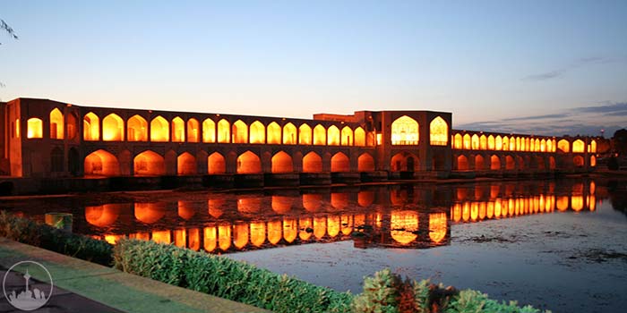 Khajoo (Shahi) Bridge,iran tourism